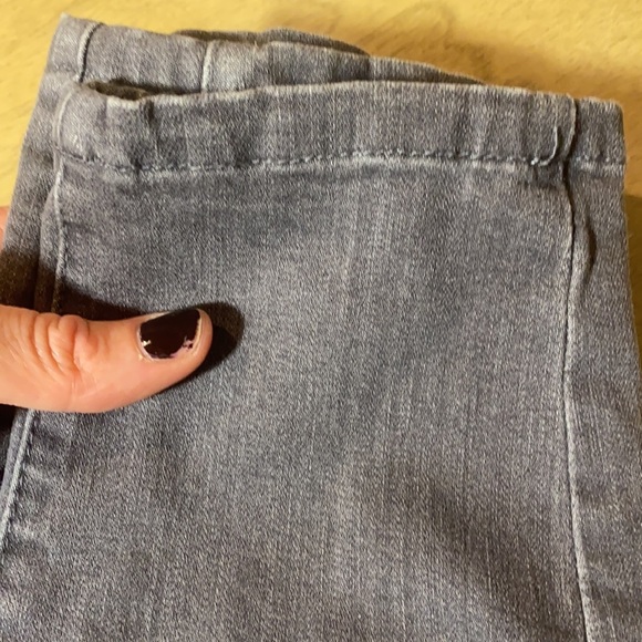 Catherine Malandrino Grey Washed Denim w Grommets - Picture 3 of 8